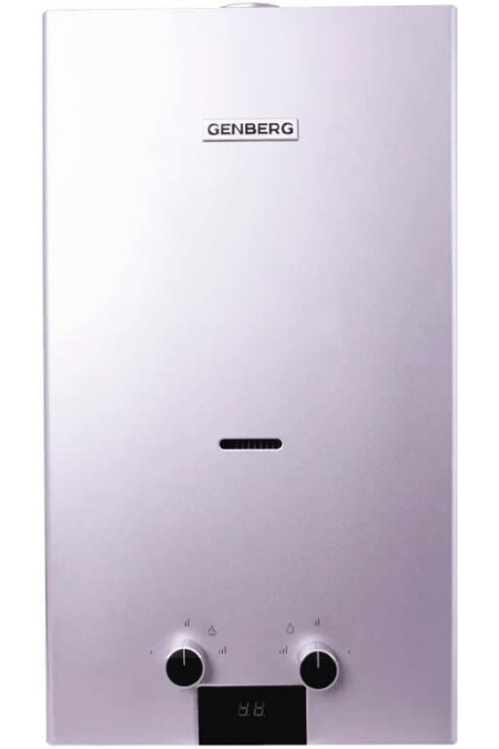 Проточный газовый водонагреватель Genberg 110.01 Стандарт (серебристый) 