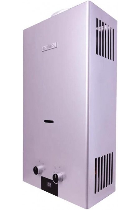 Проточный газовый водонагреватель Genberg 110.01 Стандарт (серебристый) 3