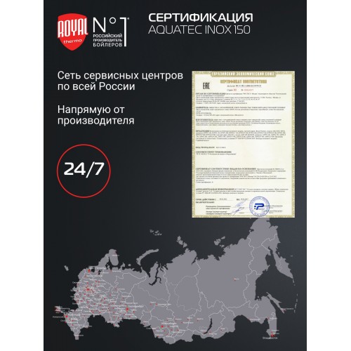 Бойлер косвенного нагрева Royal Thermo AQUATEC INOX RTWX 150 (белый) 
