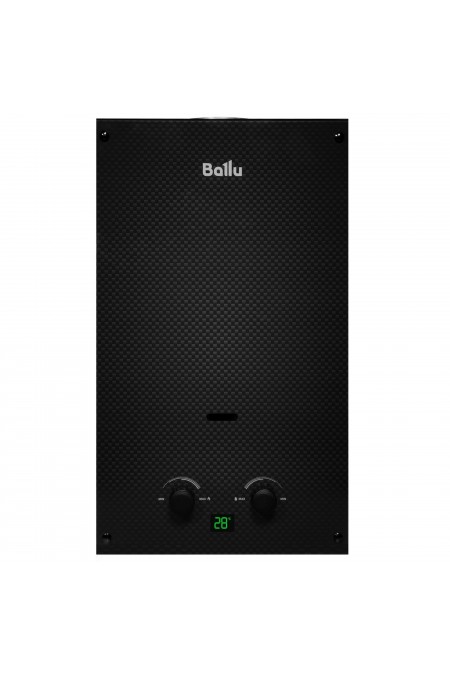 Проточный газовый водонагреватель Ballu GWH 10 Fiery Glass Carbon (черный) 1