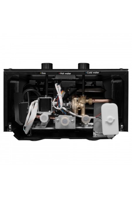 Проточный газовый водонагреватель Ballu GWH 10 Fiery Glass Carbon (черный) 5