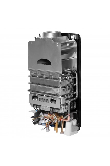 Проточный газовый водонагреватель Ballu GWH 10 Fiery Glass Carbon (черный) 7