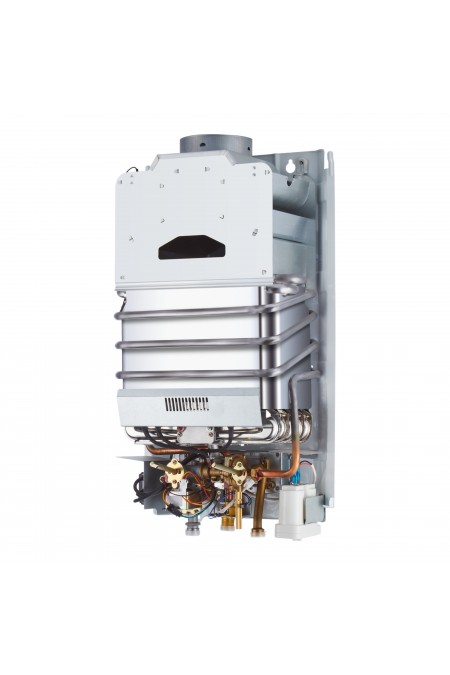 Проточный газовый водонагреватель Ballu GWH 10 Fiery Glass Curry (черный/рисунок) 4