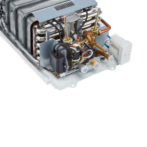 Газовая колонка Ballu GWH 10 Fiery Glass Lime (белый/рисунок) 9