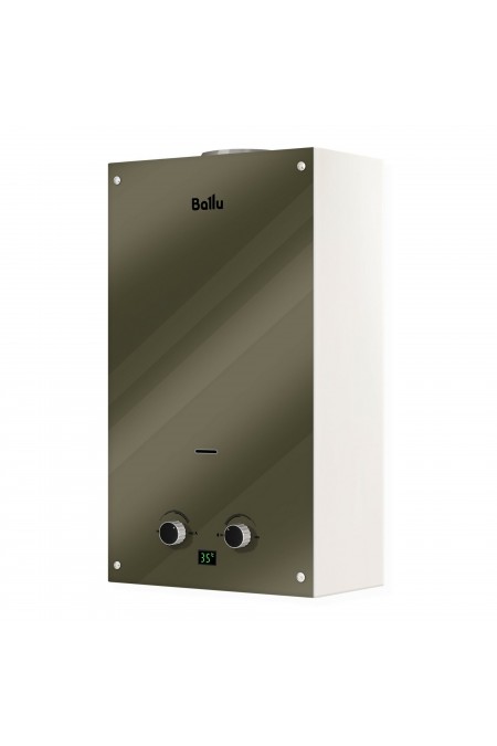 Проточный газовый водонагреватель Ballu GWH 10 Fiery Glass Mirror (белый) 