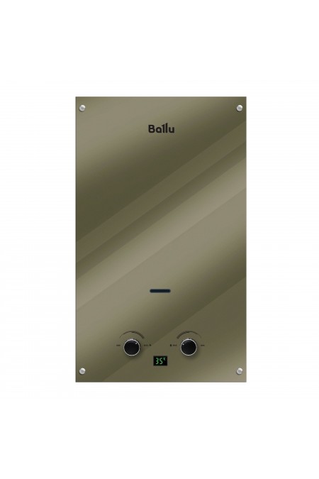 Проточный газовый водонагреватель Ballu GWH 10 Fiery Glass Mirror (белый) 1