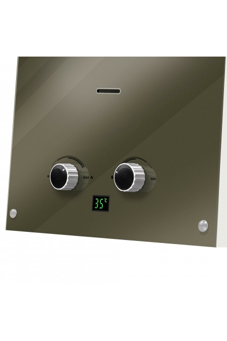 Проточный газовый водонагреватель Ballu GWH 10 Fiery Glass Mirror (белый) 5