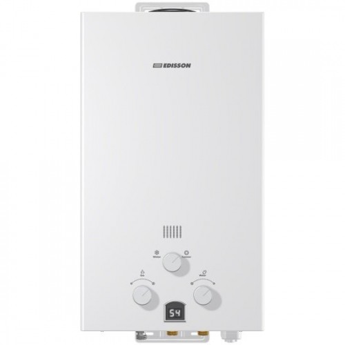 Проточный газовый водонагреватель Edisson E 20 D (белый) 