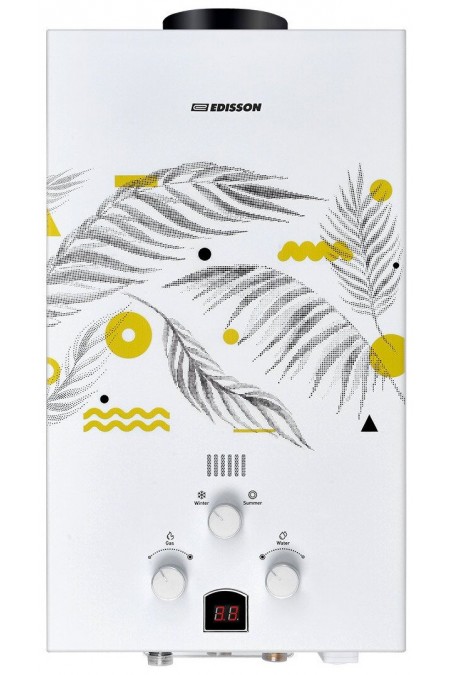 Проточный газовый водонагреватель Edisson E 20 GD (Каннская ветвь) (белый) 1