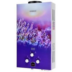 Газовая колонка Edisson E 20 GD (Лаванда) (белый/лавандовый)