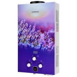 Газовая колонка Edisson E 20 GD (Лаванда) (белый/лавандовый)