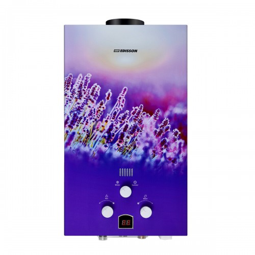 Газовая колонка Edisson E 20 GD (Лаванда) (белый/лавандовый) 1