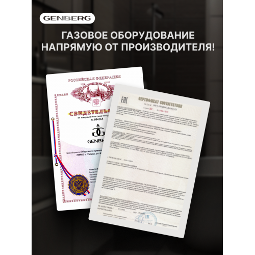 Газовая колонка Genberg 105.01 (белый) 5