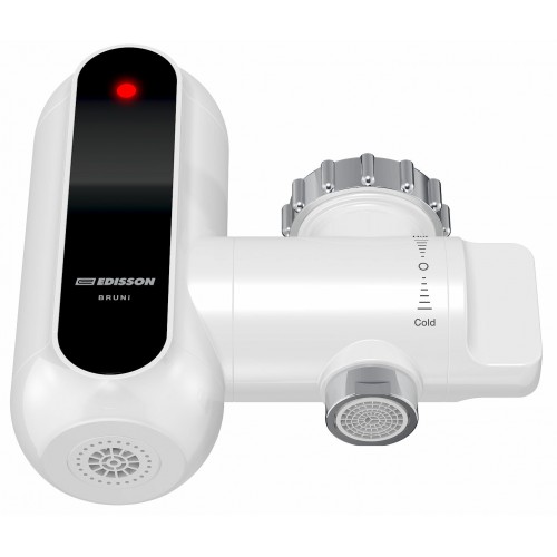 Кран нагрева электрический Edisson Bruni 3500 tap (белый/черный) 3
