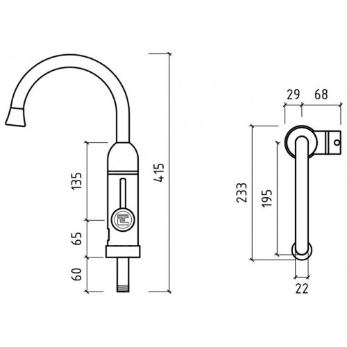 Кран нагрева электрический Thermex Hotty 3000 (белый) 8