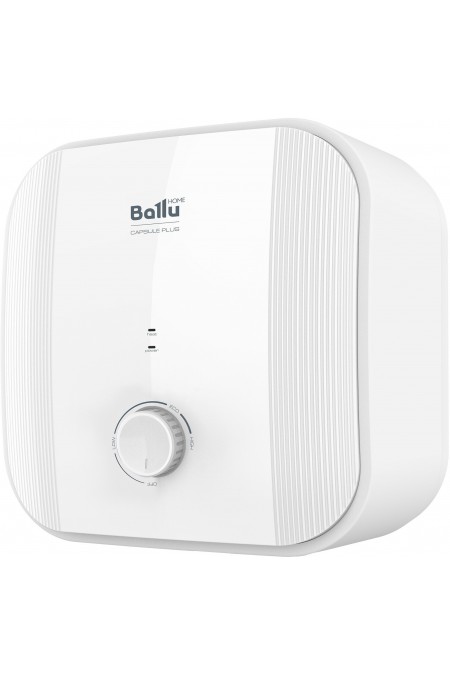 Накопительный электрический водонагреватель Ballu BWH/S 15 Capsule Plus O (над мойкой) (белый) 