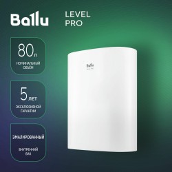 Накопительный электрический водонагреватель Ballu BWH/S 80 Level (Pro) (белый)