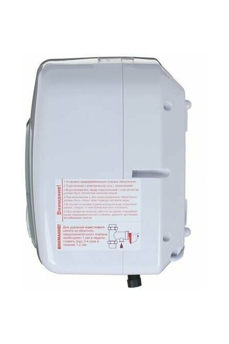 Накопительный электрический водонагреватель De Luxe DSZF15-LJ/10CE (над мойкой) (белый/серый) 4