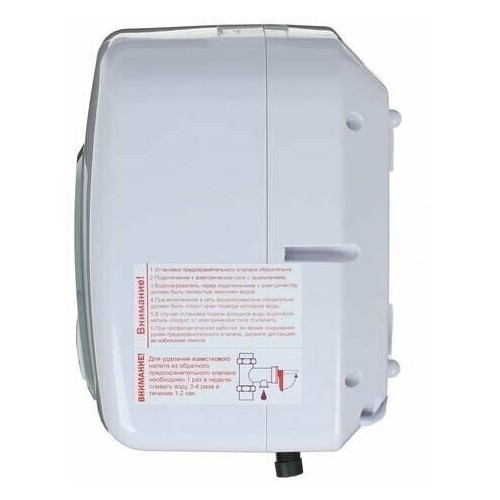 Накопительный электрический водонагреватель De Luxe DSZF15-LJ/10CE (над мойкой) (белый/серый) 6