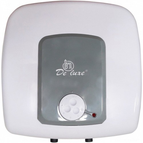 Накопительный электрический водонагреватель De Luxe DSZF15-LJ/10CE (над мойкой) (белый/серый) 9