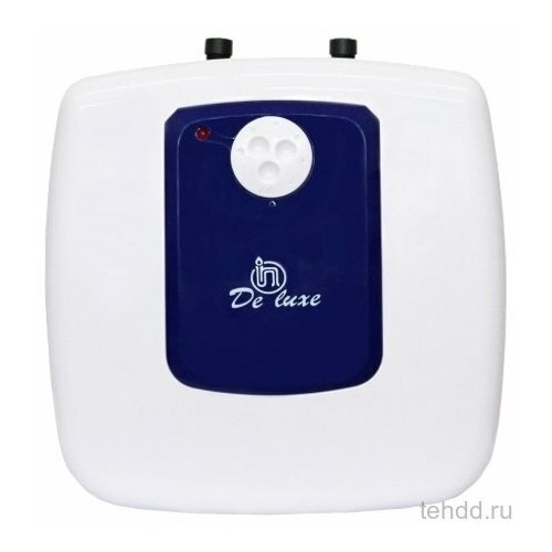 Накопительный электрический водонагреватель De Luxe DSZF15-LJ/15CE (над мойкой) (белый/серый) 9