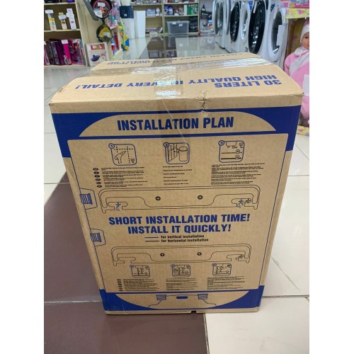 Накопительный электрический водонагреватель Edisson ES 30 V (белый) 9