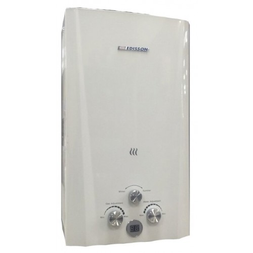 Проточный газовый водонагреватель Edisson Flame F 20 D (белый) 3