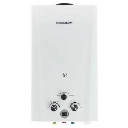 Проточный газовый водонагреватель Edisson Flame F 20 D (белый) 7