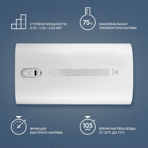 Накопительный электрический водонагреватель Electrolux EWH 50 Gladius Inverter (белый) 1