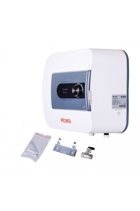 Накопительный электрический водонагреватель Ресанта ВН-10Н (белый/синий) 6