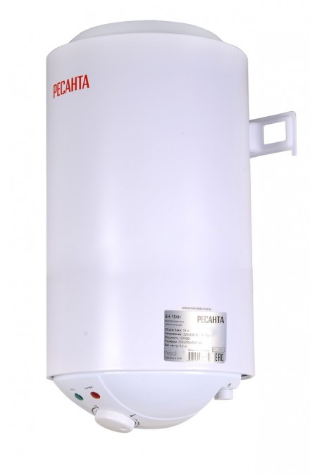 Накопительный электрический водонагреватель Ресанта ВН-15КН (белый) 1