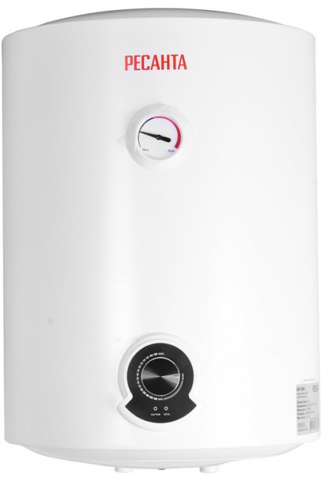 Накопительный электрический водонагреватель Ресанта ВН-30К (белый) 