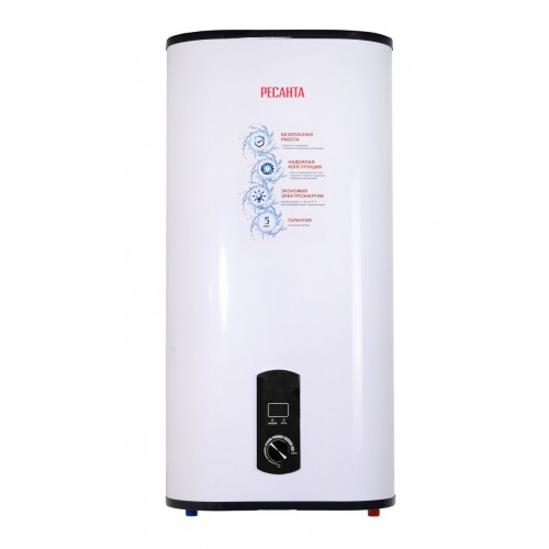 Накопительный электрический водонагреватель Ресанта ВН-50У (белый) 