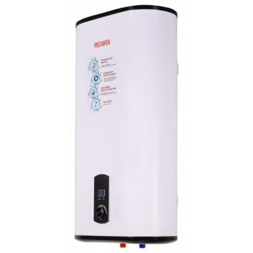 Накопительный электрический водонагреватель Ресанта ВН-80В (белый) 