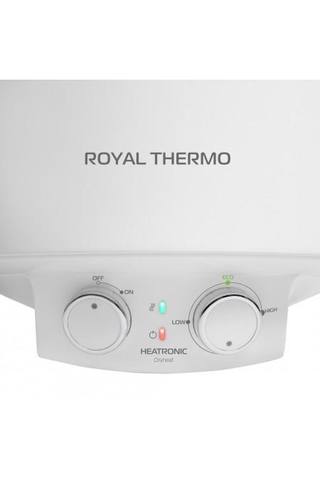 Накопительный электрический водонагреватель Royal Thermo RWH 80 Heatronic Slim DryHeat (белый) 2