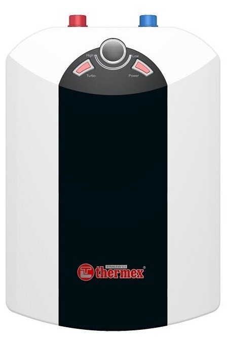 Накопительный электрический водонагреватель Thermex Blitz IBL 10 O (над мойкой) (белый/черный) 3