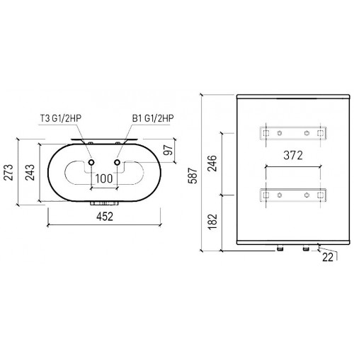 Накопительный электрический водонагреватель Thermex Ceramik 30 V (белый) 1