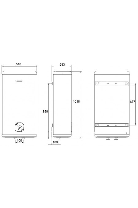 Накопительный электрический водонагреватель Thermex Dream 50 (белый) 1