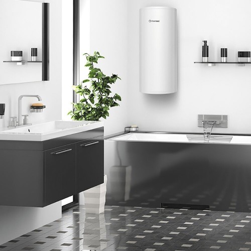 Накопительный электрический водонагреватель Thermex Fusion 80V (белый) 1