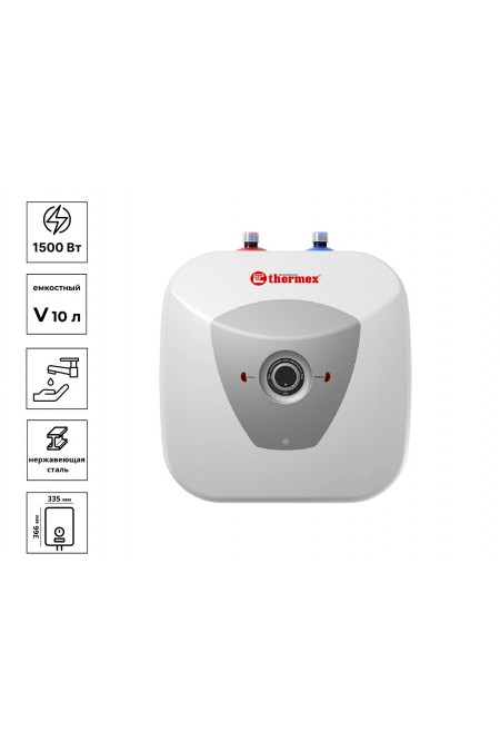 Накопительный электрический водонагреватель Thermex H 10 U (pro) (под мойкой) (белый) 
