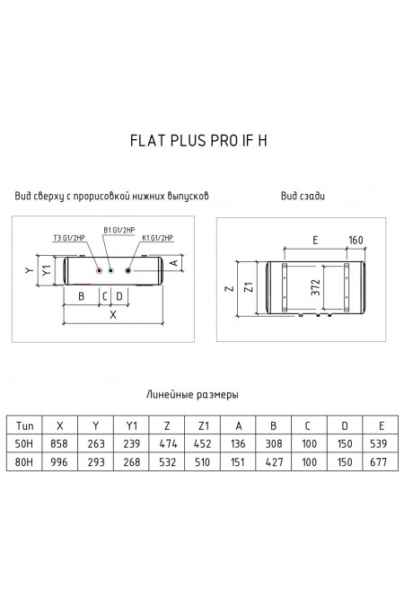 Накопительный электрический водонагреватель Thermex IF 50 H (Pro) (белый) 5