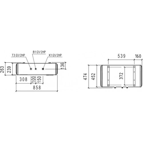 Накопительный электрический водонагреватель Thermex IF 50 H (Pro) (белый) 5