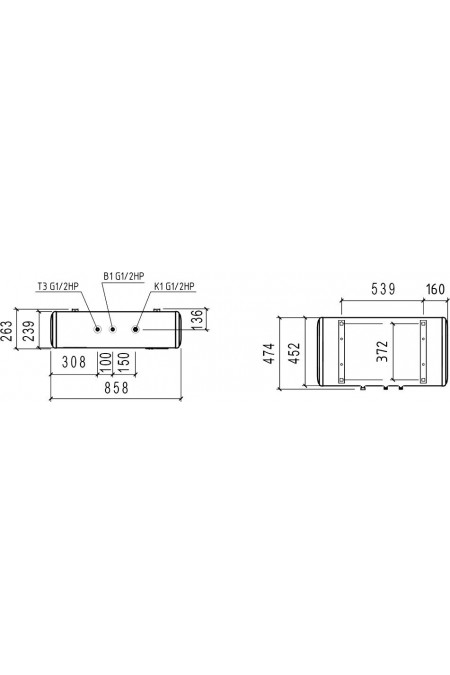 Накопительный электрический водонагреватель Thermex IF 50 H (Pro) (белый) 8