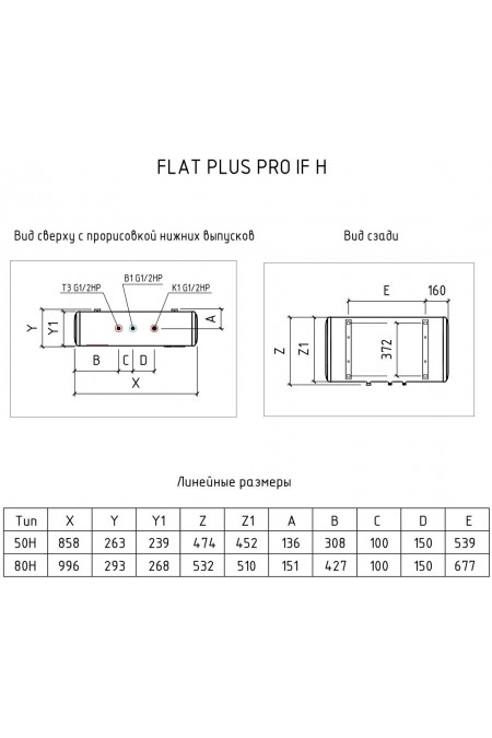 Накопительный электрический водонагреватель Thermex IF 50 H (Pro) (белый) 9