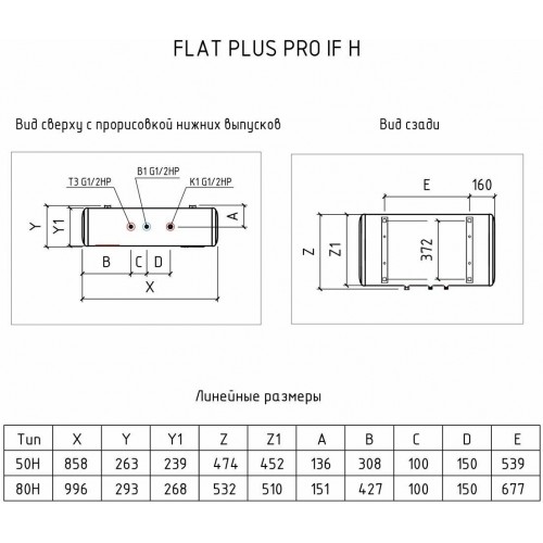 Накопительный электрический водонагреватель Thermex IF 80 H (Pro) (белый) 8