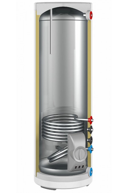 Накопительный электрический водонагреватель Thermex IRP 300 V (combi) (белый) 2