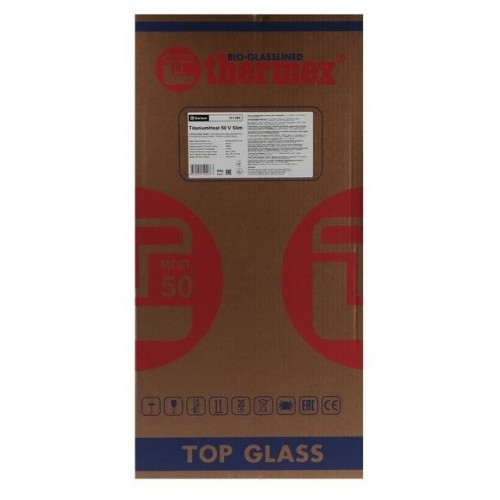 Накопительный электрический водонагреватель Thermex TitaniumHeat 50 V Slim (белый) 3