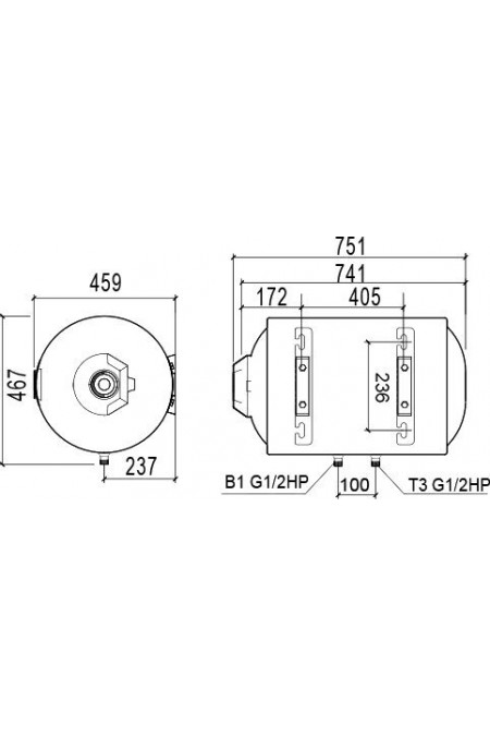 Накопительный электрический водонагреватель Thermex TitaniumHeat 80 H (белый) 4