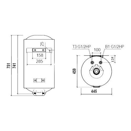 Накопительный электрический водонагреватель Thermex TitaniumHeat 80 V (белый) 4