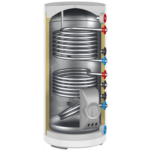 Накопительный комбинированный водонагреватель Thermex IRP 200 V (combi) (белый) 7